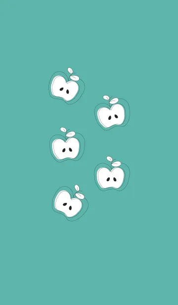 [LINE着せ替え] Apples theme 3 :)の画像1