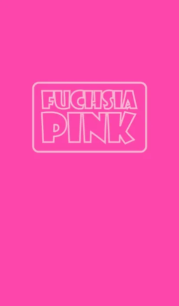 [LINE着せ替え] [Simple fuchsia pink theme] (jp)の画像1