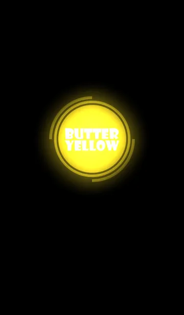 [LINE着せ替え] butter yellow in black theme vr.3 (jp)の画像1