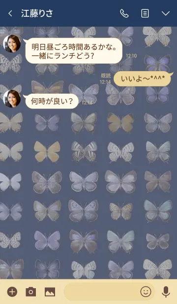 [LINE着せ替え] 日本の蝶 1 ～シジミチョウ～の画像3