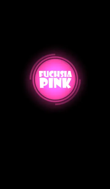 [LINE着せ替え] fuschia pink in black theme vr.3 (jp)の画像1