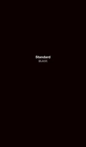 [LINE着せ替え] Standard / BLACKの画像1