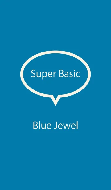 [LINE着せ替え] Super Basic Blue Jewelの画像1