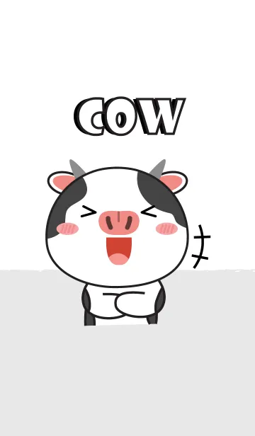 [LINE着せ替え] So Cute Cow Theme (jp)の画像1