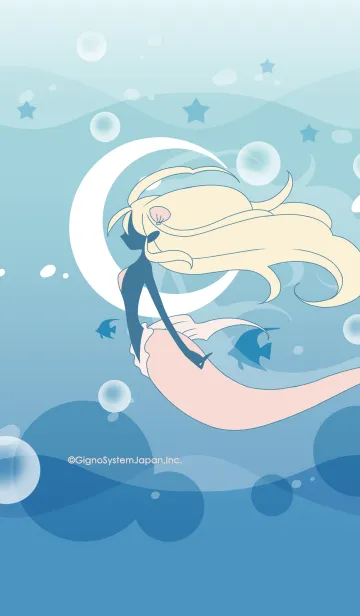 [LINE着せ替え] 人魚姫の海の画像1