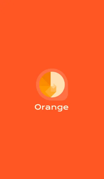 [LINE着せ替え] Teardrop - Orange #popの画像1