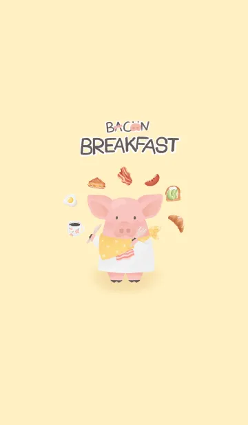 [LINE着せ替え] Bacon Breakfastの画像1