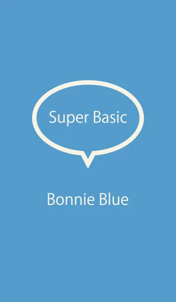 [LINE着せ替え] Super Basic Bonnie Blueの画像1