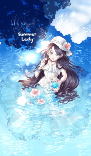 [LINE着せ替え] Summer ladyの画像1