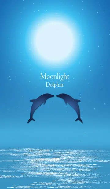 [LINE着せ替え] Moonlight Dolphin.の画像1