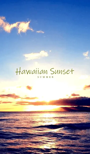 [LINE着せ替え] Hawaiian Sunset -SUMMER- 4の画像1
