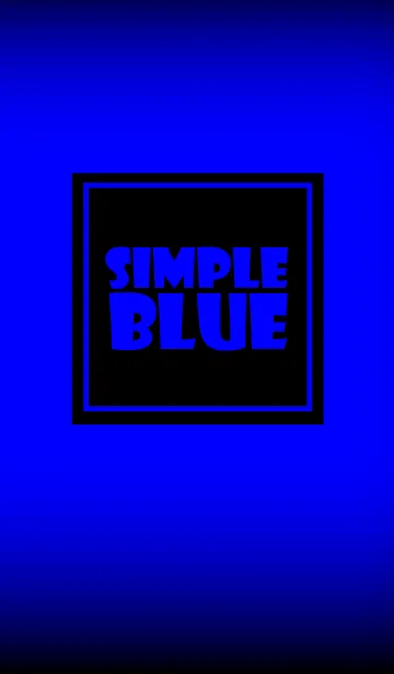 [LINE着せ替え] Simple blue and black theme vr.3 (jp)の画像1