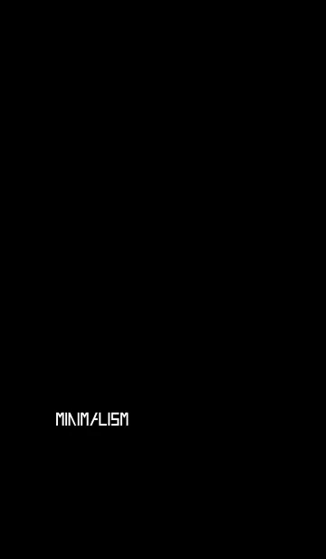 [LINE着せ替え] Minimalism -black and white-の画像1