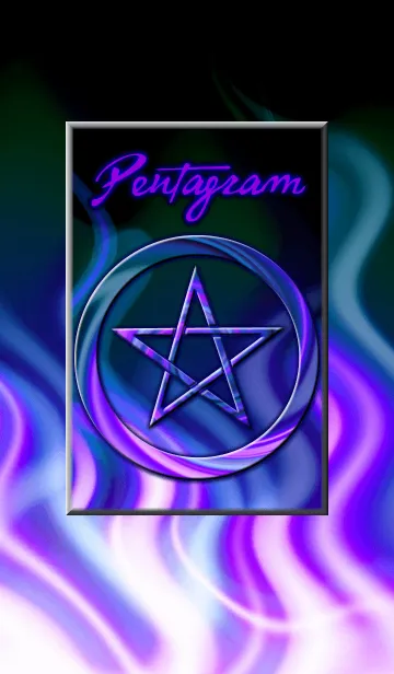 [LINE着せ替え] Pentagram -A charm against evil-Purpleの画像1