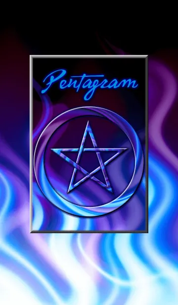 [LINE着せ替え] Pentagram -A charm against evil-Blueの画像1