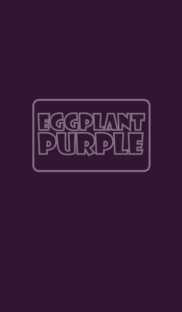 [LINE着せ替え] [Simple eggplant purple theme] (jp)の画像1