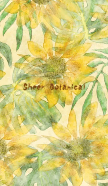 [LINE着せ替え] Sheer Botanicalの画像1