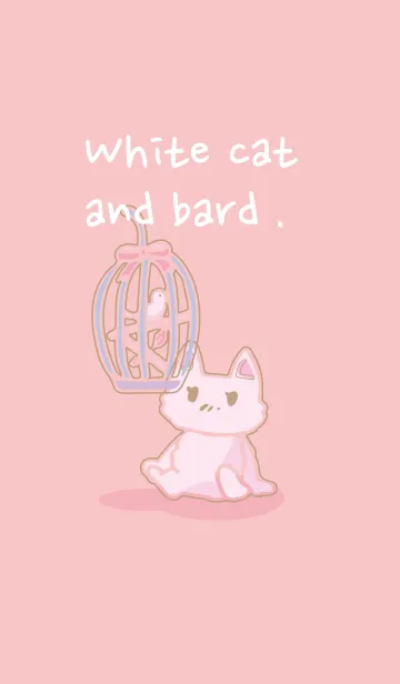 [LINE着せ替え] White cat and bard.の画像1