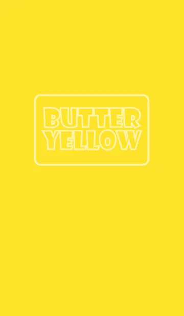 [LINE着せ替え] [Simple Butter Yellow theme] (jp)の画像1