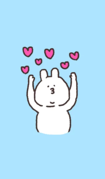 [LINE着せ替え] あごうさぎの着せ替えの画像1