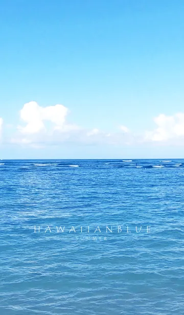 [LINE着せ替え] HAWAIIAN BLUE -SEA-の画像1