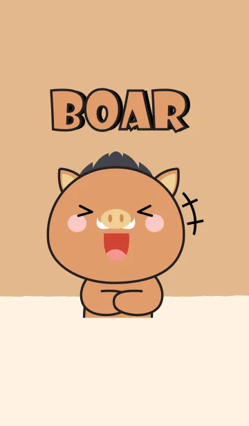 [LINE着せ替え] So Cute Boar Theme (jp)の画像1
