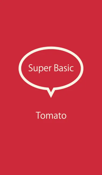 [LINE着せ替え] Super Basic Tomatoの画像1