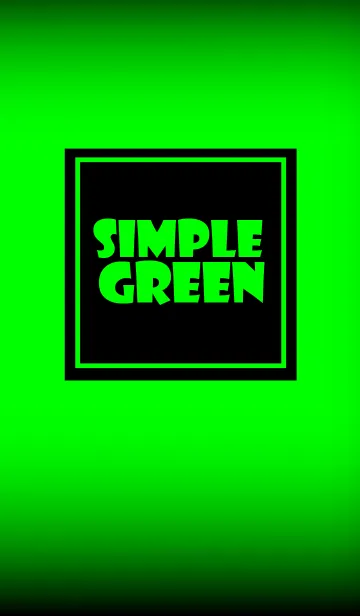 [LINE着せ替え] Simple green and black theme vr.3 (jp)の画像1