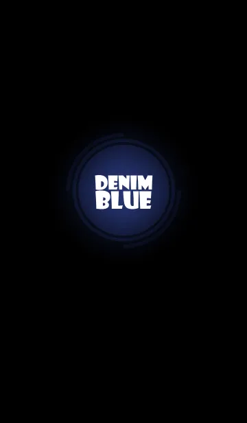 [LINE着せ替え] denim blue in black theme vr.3 (jp)の画像1