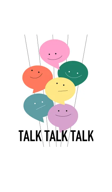 [LINE着せ替え] TALK TALK TALKの画像1