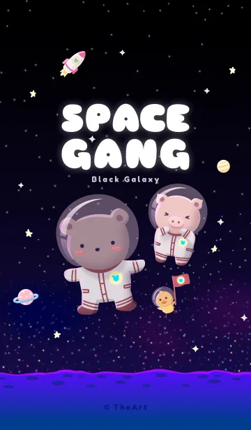 [LINE着せ替え] Space Gang: Black Galaxyの画像1