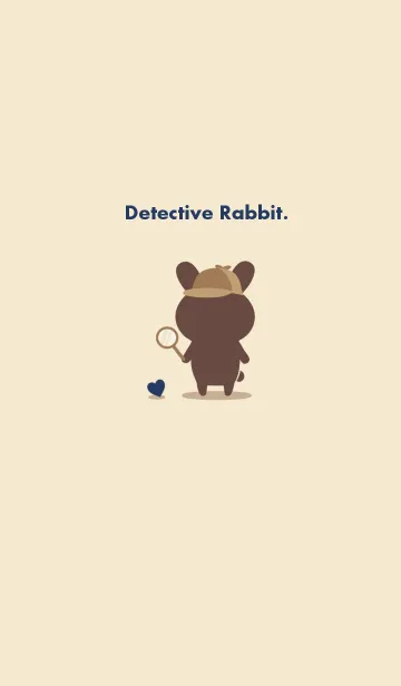 [LINE着せ替え] Detective Rabbit.の画像1