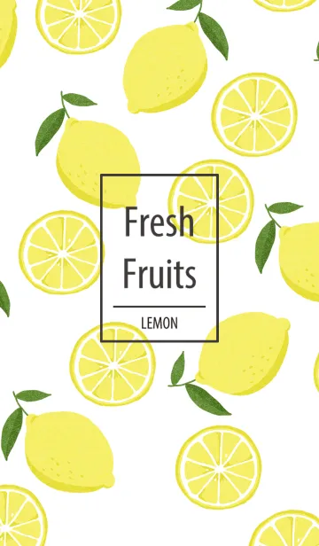 [LINE着せ替え] Fresh Fruits レモンの画像1