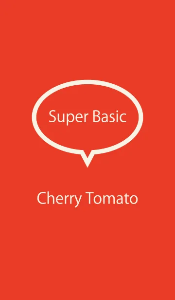 [LINE着せ替え] Super Basic Cherry Tomatoの画像1