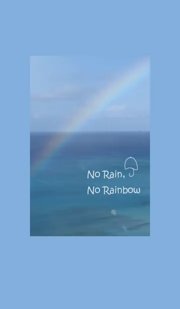 [LINE着せ替え] no rain, no rainbowの画像1
