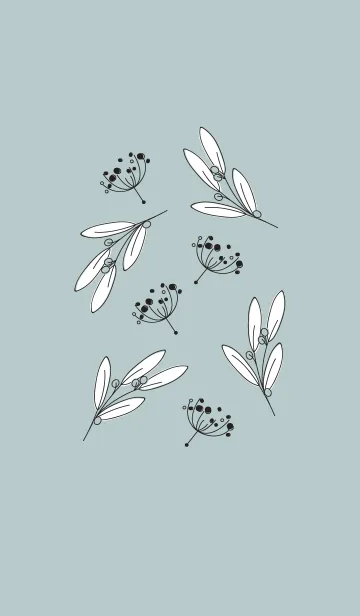 [LINE着せ替え] Cute vintage flower 16の画像1