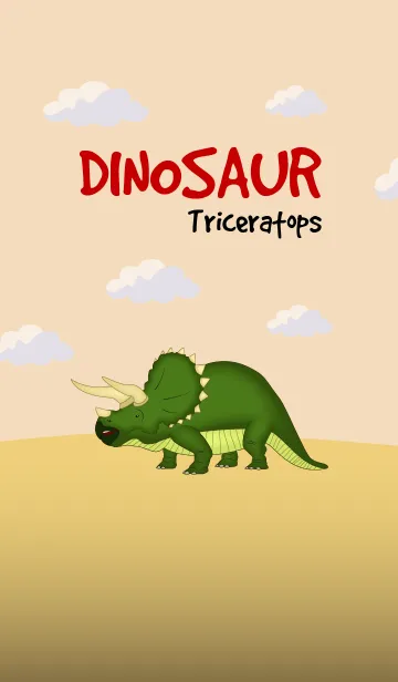 Dinosaur - Triceratopsの着せ替えメイン画像