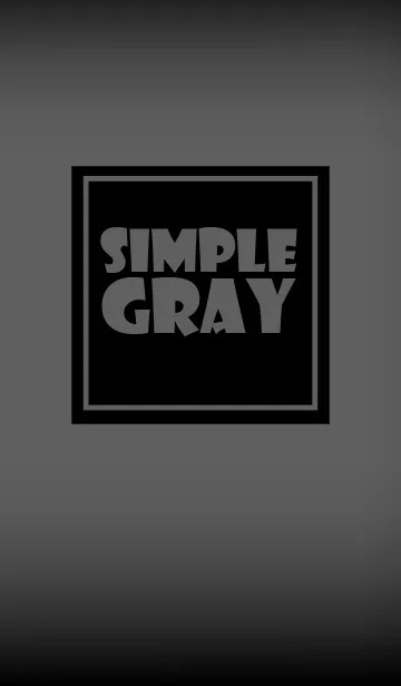 [LINE着せ替え] Simple gray and black theme vr.3 (jp)の画像1