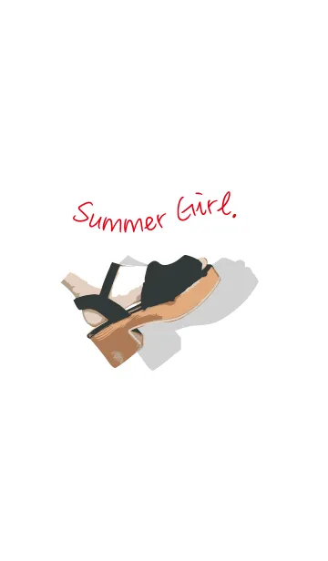 [LINE着せ替え] Summer Girl.の画像1