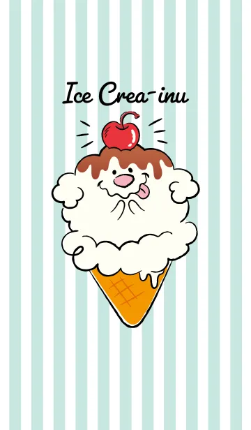 [LINE着せ替え] アイスクリイヌ-fresh ice cream-の画像1