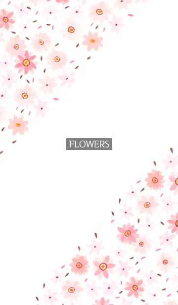 [LINE着せ替え] water color flowers_986の画像1