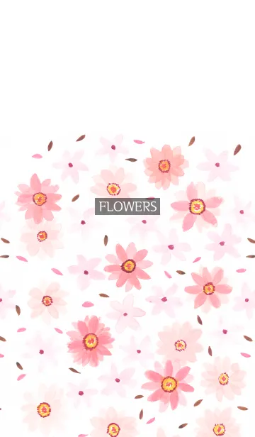 [LINE着せ替え] water color flowers_984の画像1