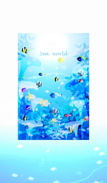 [LINE着せ替え] ハッピートロピカルの海の画像1