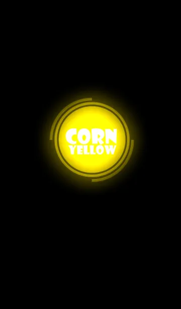 corn yellow in black theme vr.3 (jp)の着せ替えメイン画像