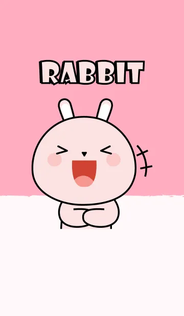 [LINE着せ替え] So Cute Pink Rabbit Theme (jp)の画像1