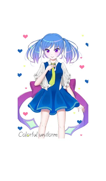 [LINE着せ替え] Colorful uniformの画像1