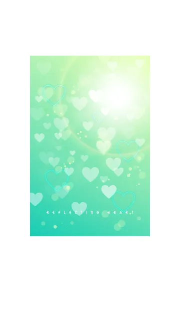 [LINE着せ替え] reflecting heart greenの画像1