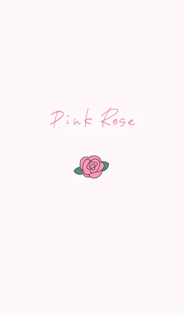 [LINE着せ替え] ピンク・ローズの画像1