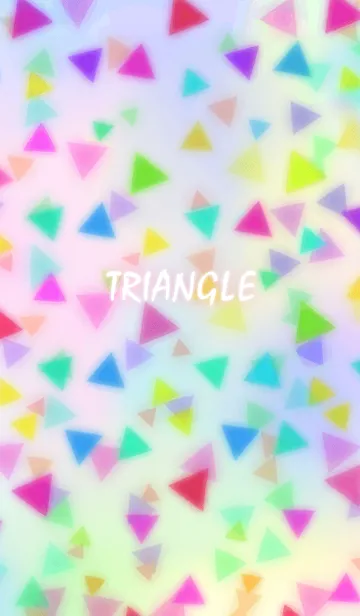 [LINE着せ替え] カラフルポップ△トライアングルの画像1
