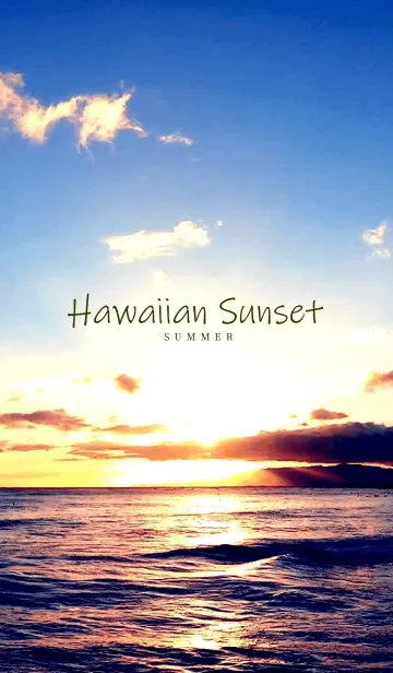 [LINE着せ替え] Hawaiian Sunset -SUMMER- 5の画像1